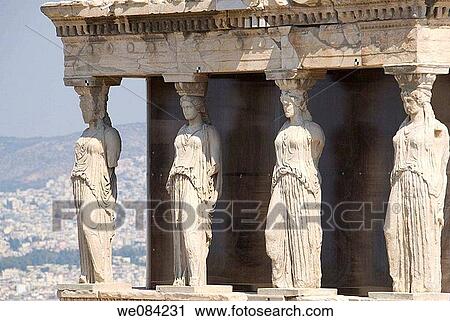 The Caryatids, the Efesteion, Acropolis, Athens, Greece View Large Photo Image Stock Image - The Caryatids, the Efesteion, Acropolis, Athens, Greece. Fotosearch