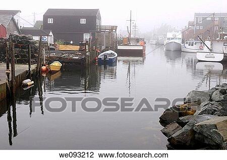 The Crick in fog at Fishermans Cove Eastern Passage Halifax Nova Scotia View Large Photo Image Stock Image - The Crick in fog at Fishermans Cove Eastern Passage Halifax Nova Scotia. Fotosearch