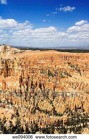 The Hoodoo rock formations as seen from Bryce Point in Bryce Canyon National Park Utah View Large Photo Image Stock Photograph - The Hoodoo rock formations as seen from Bryce Point in Bryce Canyon National Park Utah. Fotosearch