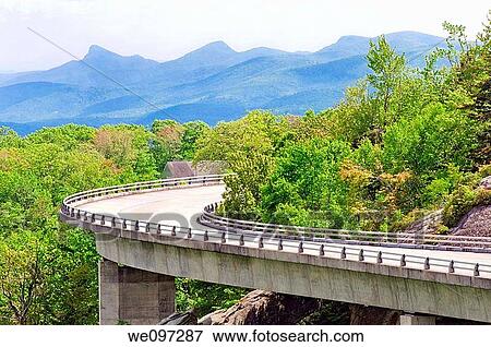 The Linn Cove Viaduct Part of the Blue Ridge Parkway near Grandfather Mountain, North Carolina View Large Photo Image Stock Photo - The Linn Cove Viaduct Part of the Blue Ridge Parkway near Grandfather Mountain, North Carolina. Fotosearch