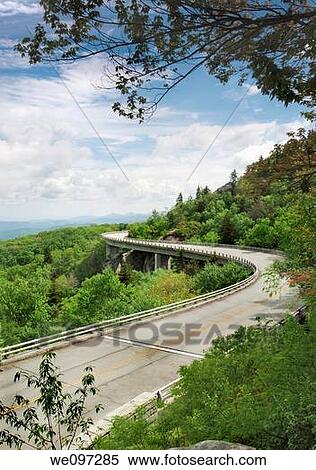 The Linn Cove Viaduct Part of the Blue Ridge Parkway near Grandfather Mountain, North Carolina View Large Photo Image Stock Photography - The Linn Cove Viaduct Part of the Blue Ridge Parkway near Grandfather Mountain, North Carolina. Fotosearch