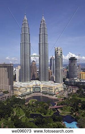 Stock Image - The Petronas Towers, Kuala Lumpur, Malaysia. Fotosearch