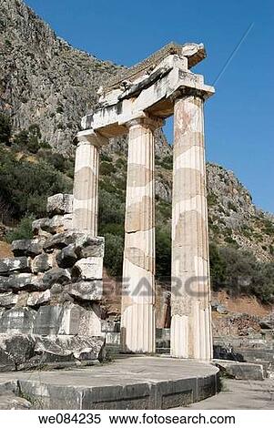 The Tholos at Delphi, Greece View Large Photo Image Stock Photography - The Tholos at Delphi, Greece. Fotosearch