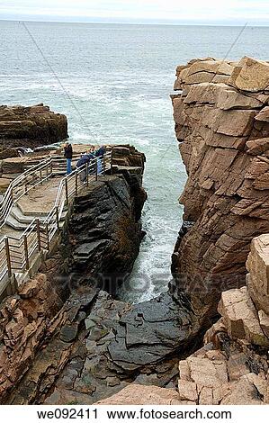 Thunder Hole, Acadia Nat Park, ME View Large Photo Image Stock Image - Thunder Hole, Acadia Nat Park, ME. Fotosearch
