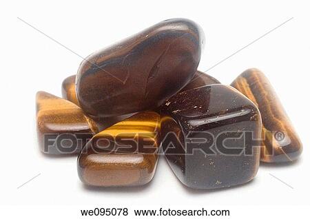 Tiger Eye Semiprecious Gemstone Gemini Birthstone View Large Photo Image Stock Photo - Tiger Eye Semiprecious Gemstone Gemini Birthstone. Fotosearch