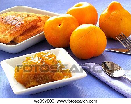 Toast with plum jam View Large Photo Image Stock Image - Toast with plum jam. Fotosearch
