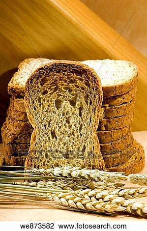 Toasted wholemeal bread View Large Photo Image Stock Image - Toasted wholemeal bread. Fotosearch