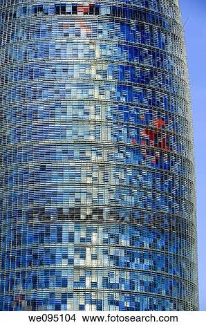 Picture - Torre Agbar, Barcelona, Catalunya, Espa±a. Fotosearch