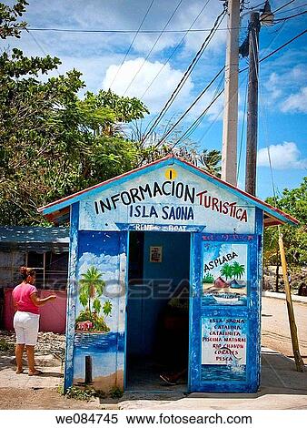 Tourist information, Saona Island, Dominican Republic View Large Photo Image Stock Photography - Tourist information, Saona Island, Dominican Republic. Fotosearch