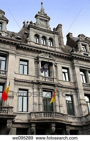 Town Hall, Hotel de Ville, Namur Town, Wallonia, Belgium, Europe View Large Photo Image Stock Photo - Town Hall, Hotel de Ville, Namur Town, Wallonia, Belgium, Europe. Fotosearch