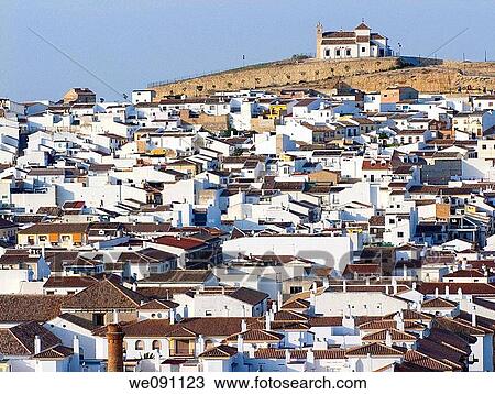 Town of Antequera. Malaga. Andalucia. Spain. View Large Photo Image Stock Image - Town of Antequera. Malaga. Andalucia. Spain.. Fotosearch