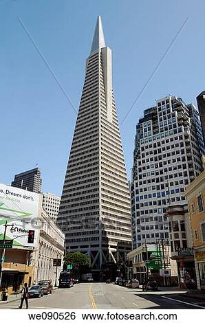 Stock Photograph - Transamerica Pyramid Building. Fotosearch