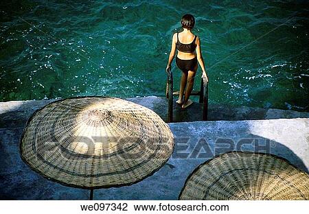 Turkey izmir young woman ready to bath View Large Photo Image Stock Image - Turkey izmir young woman ready to bath. Fotosearch