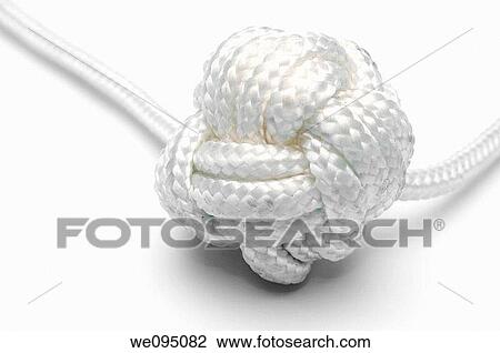 Turk's head knot on white background used traditionally to through a rope from vessel to vessel or to shore View Large Photo Image Stock Image - Turk's head knot on white background used traditionally to through a rope from vessel to vessel or to shore. Fotosearch