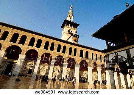 Umayyad Mosque, Damascus, Syria View Large Photo Image Stock Image - Umayyad Mosque, Damascus, Syria. Fotosearch