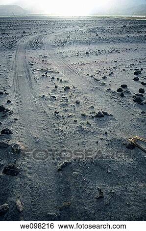 Vanuatu tanna island yasur volcano dirt road on the ash plain with lava blocks View Large Photo Image Stock Photograph - Vanuatu tanna island yasur volcano dirt road on the ash plain with lava blocks. Fotosearch