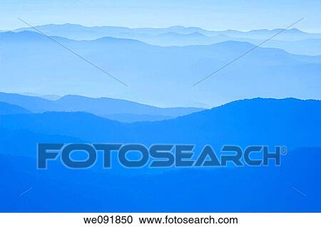 View from Clingman's Dome, Great Smoky Mountains National Park, Border of North Carolina and Tennessee View Large Photo Image Stock Image - View from Clingman's Dome, Great Smoky Mountains National Park, Border of North Carolina and Tennessee. Fotosearch