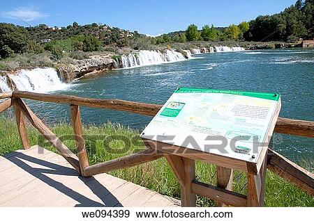 Viewpoint and Lengua lake. Lagunas de Ruidera Nature Reserve, Ciudad Real province, Castilla La Mancha, Spain. View Large Photo Image Stock Photo - Viewpoint and Lengua lake. Lagunas de Ruidera Nature Reserve, Ciudad Real province, Castilla La Mancha, Spain.. Fotosearch