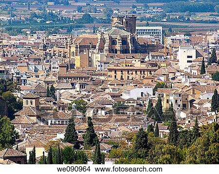 Views of Granada. Andalucia. Espa±a. View Large Photo Image Picture - Views of Granada. Andalucia. Espa±a.. Fotosearch