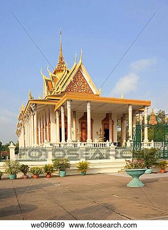 Wat Preah Keo Morokat is also known as the æSilver PagodaÆ the æTemple of the Emerald Buddha Æ located on the south side of the Royal Palace, Phnom Penh Wat Preah Vihear Preah Keo Morakot is commonly referred to as Wat Preah Keo Its main building houses View Large Photo Image Stock Photo - Wat Preah Keo Morokat is also known as the æSilver PagodaÆ the æTemple of the Emerald Buddha Æ located on the south side of the Royal Palace, Phnom Penh Wat Preah Vihear Preah Keo Morakot is commonly referred to as Wat Preah Keo Its main building houses. Fotosearch