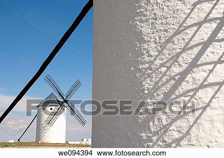 Windmill. Campo de Criptana, Ciudad province, Castilla La Mancha, Spain. View Large Photo Image Picture - Windmill. Campo de Criptana, Ciudad province, Castilla La Mancha, Spain.. Fotosearch