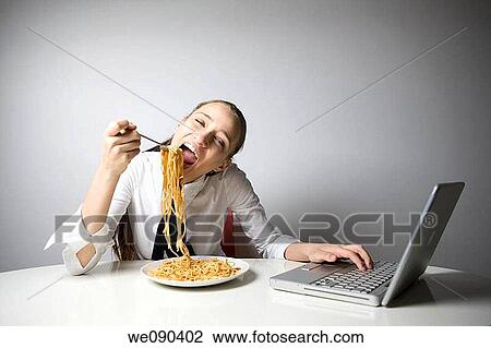 Woman Eating Spaghetti View Large Photo Image Stock Image - Woman Eating Spaghetti. Fotosearch