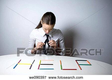 Woman Spelling Out Help View Large Photo Image Stock Photo - Woman Spelling Out Help. Fotosearch