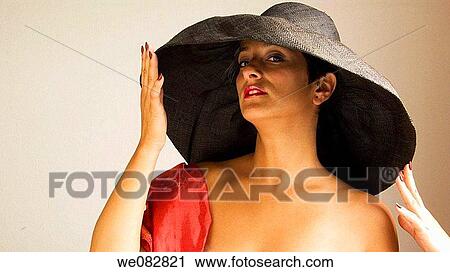 Women with pamela View Large Photo Image Stock Image - Women with pamela. Fotosearch