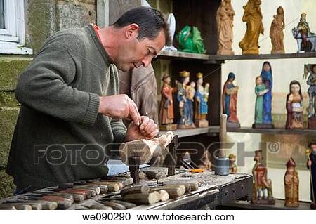 wood craftsman working. Locronan (Lokorn in Breton), Finist? re department in Bretagne in northwestern France. View Large Photo Image Stock Image - wood craftsman working. Locronan (Lokorn in Breton), Finist? re department in Bretagne in northwestern France.. Fotosearch
