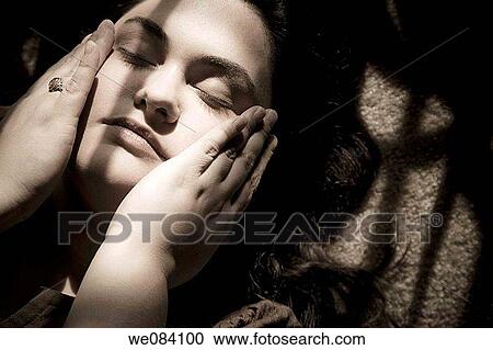 Young woman posing. View Large Photo Image Stock Image - Young woman posing.. Fotosearch