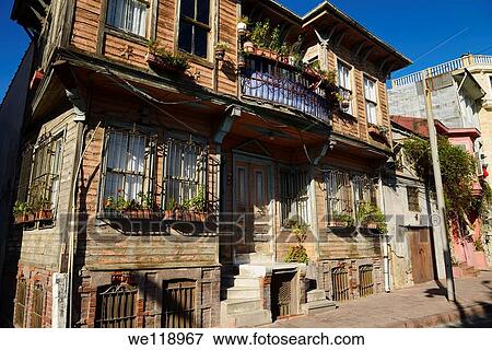 Historic Ottoman wooden house in Istanbul Turkey View Large Photo Image Stock Photo - Historic Ottoman wooden house in Istanbul Turkey. Fotosearch