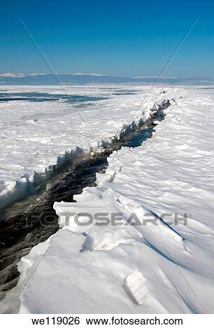 Hummocks, frozen Lake Baikal, Siberia, Russian Federation, Eurasia View Large Photo Image Stock Photograph - Hummocks, frozen Lake Baikal, Siberia, Russian Federation, Eurasia. Fotosearch