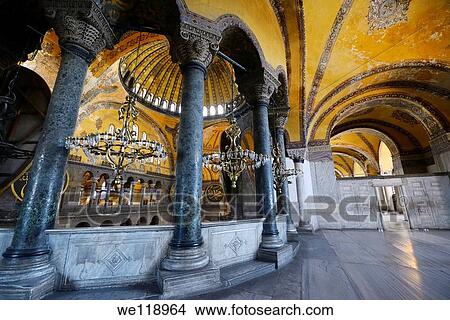 Marble door with pillars on upper level of the Hagia Sophia Istanbul View Large Photo Image Picture - Marble door with pillars on upper level of the Hagia Sophia Istanbul. Fotosearch