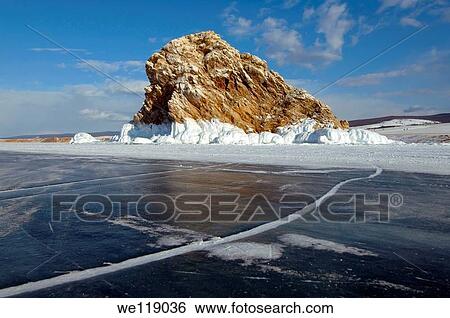 Mountain Shamanka, Shaman, Olkhon island, Lake Baikal, Siberia, Russia, Eurasia View Large Photo Image Stock Photograph - Mountain Shamanka, Shaman, Olkhon island, Lake Baikal, Siberia, Russia, Eurasia. Fotosearch