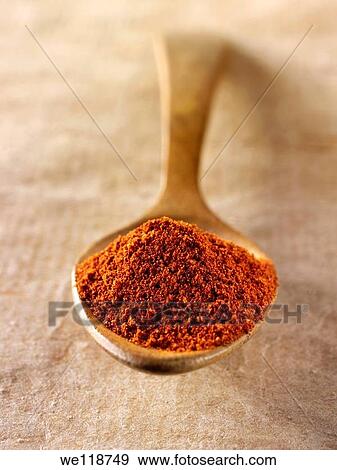 Paprika spice powder View Large Photo Image Stock Photo - Paprika spice powder. Fotosearch