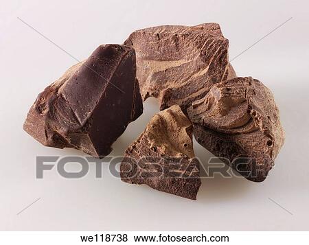Raw cacao liquor pieces View Large Photo Image Stock Photo - Raw cacao liquor pieces. Fotosearch