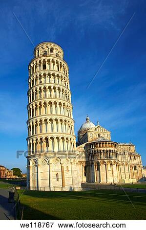 Stock Photo - The Leaning Tower Of Pisa, Italy. Fotosearch