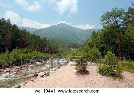 Arshan, Tunkinsky District, Republic of Buryatia, Siberia, Russian Federation, Sayan Mountains View Large Photo Image Stock Image - Arshan, Tunkinsky District, Republic of Buryatia, Siberia, Russian Federation, Sayan Mountains. Fotosearch