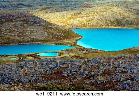 Stock Image - Coastal landscape, Barents Sea, Russia, Arctic. Fotosearch