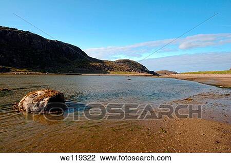 Coastal landscape, Barents Sea, Russia, Arctic View Large Photo Image Stock Image - Coastal landscape, Barents Sea, Russia, Arctic. Fotosearch
