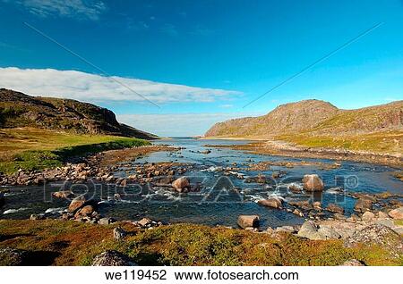 Coastal landscape, Barents Sea, Russia, Arctic View Large Photo Image Stock Image - Coastal landscape, Barents Sea, Russia, Arctic. Fotosearch