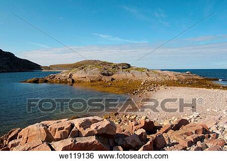 Coastal landscape, Barents Sea, Russia, Arctic View Large Photo Image Stock Photograph - Coastal landscape, Barents Sea, Russia, Arctic. Fotosearch
