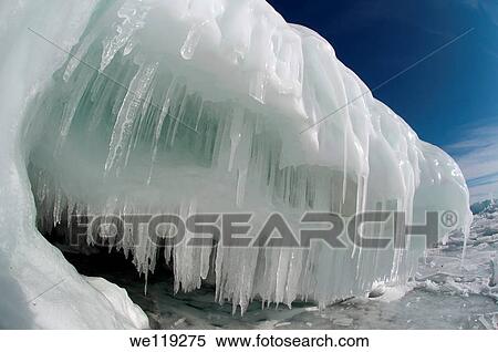 Ice cave on Olkhon island, Lake Baikal, Siberia, Russian Federation, Eurasia View Large Photo Image Stock Photography - Ice cave on Olkhon island, Lake Baikal, Siberia, Russian Federation, Eurasia. Fotosearch