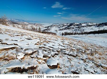 Stock Image - landscape, Baikal, Siberia, Russian Federation, Eurasia. Fotosearch