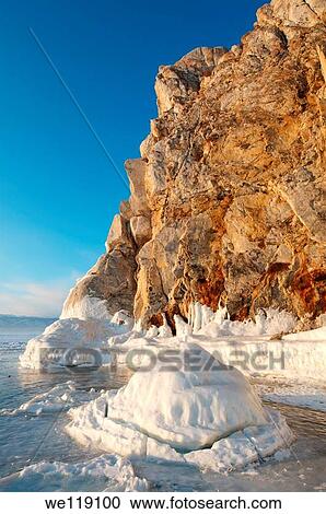 Mountain Shamanka, Shaman, Olkhon island, Lake Baikal, Siberia, Russia, Eurasia View Large Photo Image Stock Image - Mountain Shamanka, Shaman, Olkhon island, Lake Baikal, Siberia, Russia, Eurasia. Fotosearch