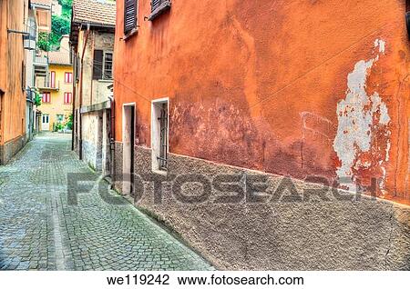 Old colorful stone alley in locarno ticino View Large Photo Image Stock Image - Old colorful stone alley in locarno ticino. Fotosearch