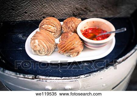 Tapas of Tripe of lamb in the Bar Mug House Laurel Street Logrono, Alava, La Rioja, Spain View Large Photo Image Stock Photography - Tapas of Tripe of lamb in the Bar Mug House Laurel Street Logrono, Alava, La Rioja, Spain. Fotosearch