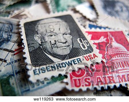 US postage stamp with face of President Eisenhower View Large Photo Image Stock Image - US postage stamp with face of President Eisenhower. Fotosearch