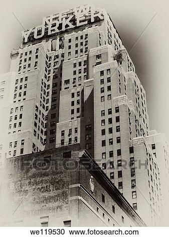 Vintage New York City postcard: Hotel New Yorker View Large Photo Image Stock Image - Vintage New York City postcard: Hotel New Yorker. Fotosearch