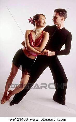 Ballroom dancers in Latin style View Large Photo Image Stock Photograph - Ballroom dancers in Latin style. Fotosearch